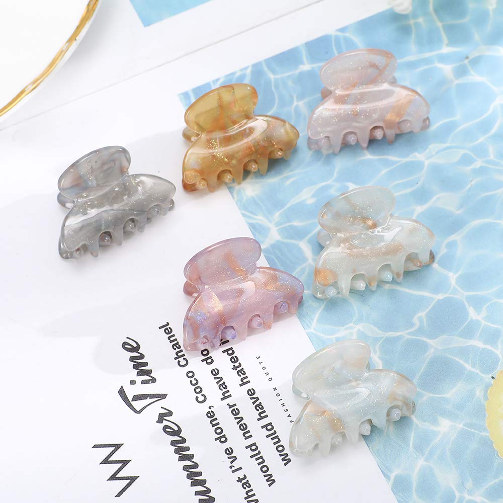 Molans CHLINS assorted pastel and neutral clips spread out showing styling variety