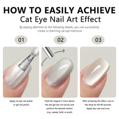 MOLILON double-ended magnet wands closeup for precise cat eye lines