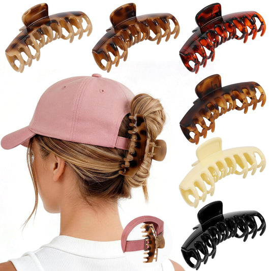 Molizummy front packaging showing six hat claw clips, compact and ready