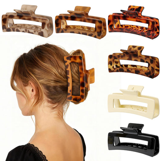 Molizummy front view tortoise clip showing polished finish and versatile style