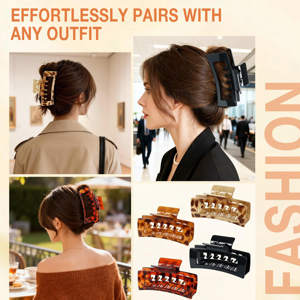 Molizummy holding a high bun in thick hair, no slipping