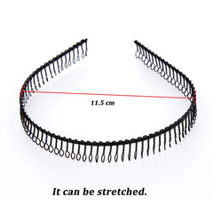 mollensiuer close-up of internal teeth detail providing strong hair grip and stability