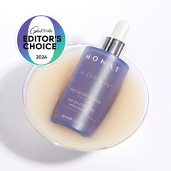 MONAT bottle pump close-up for precise application and control