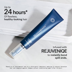 MONAT applied to hair mid-lengths and ends for smoother, tangle-free styling