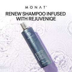MONAT Renew Shampoo creamy lather texture for intense hydration benefit