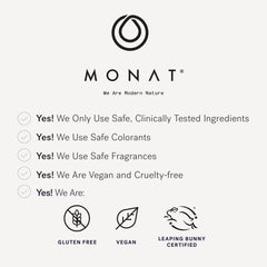 MONAT The Champ on bathroom vanity lifestyle shot showing convenient daily use
