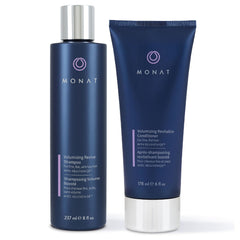 MONAT front packaging showing bottles and benefits