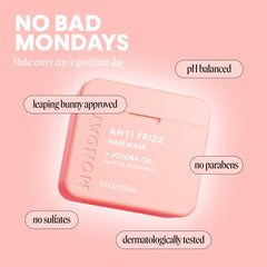 MONDAY HAIRCARE applying mask to wet hair to improve manageability