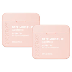 MONDAY HAIRCARE dual pack front view showing product and size benefit