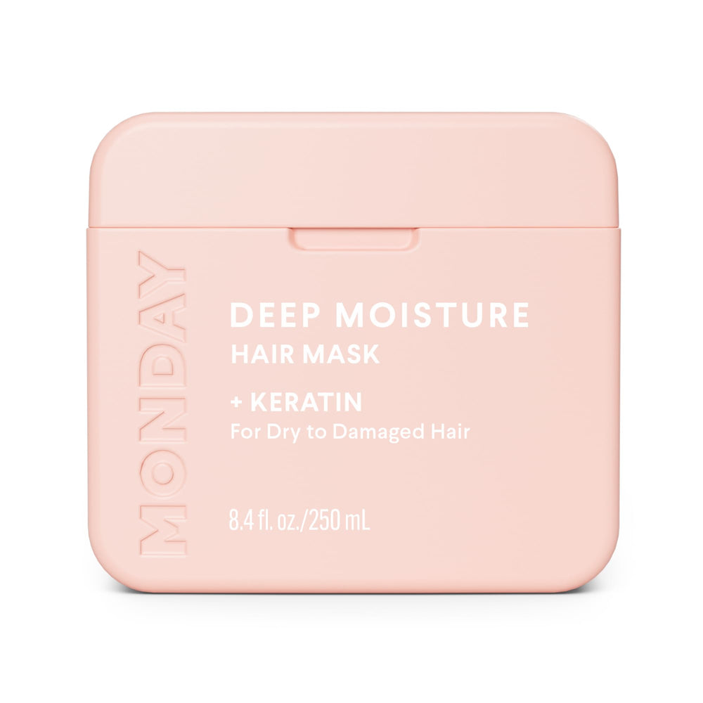 MONDAY HAIRCARE front jar showing the Deep Moisture label and benefits
