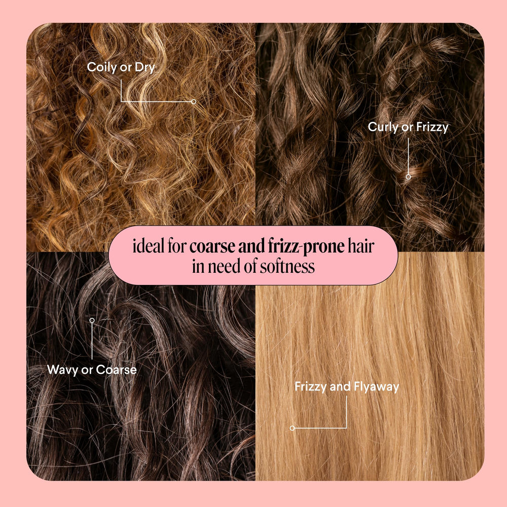 MONDAY HAIRCARE shampoo being used in shower illustrating effective frizz-control routine