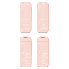 MONDAY HAIRCARE front packaging of MOISTURE duo showing product clarity and travel convenience