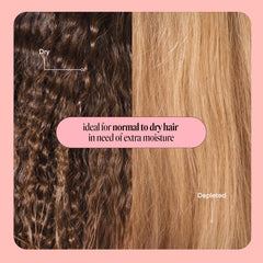 MONDAY HAIRCARE in-shower application showing gentle cleanse benefit