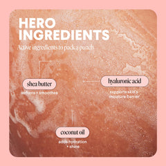 MONDAY HAIRCARE creamy foam texture close-up demonstrating gentle lathering action