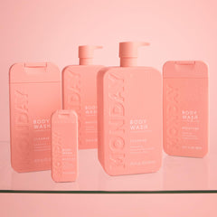 MONDAY HAIRCARE creamy foam texture on hand showing gentle lather and softness