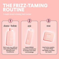 MONDAY HAIRCARE bottle held in hand to show true 798 mL size and household suitability