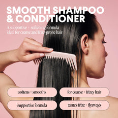 MONDAY HAIRCARE back label with ingredients and safety details benefit