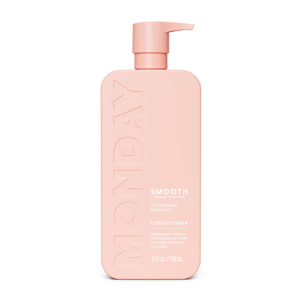 MONDAY HAIRCARE front packaging showing bottle and label for easy identification