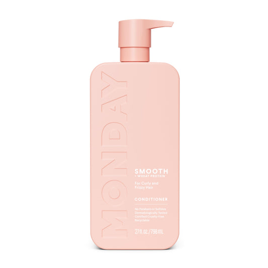 MONDAY HAIRCARE front packaging showing bottle and label for easy identification