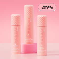 MONDAY HAIRCARE creamy whipped texture close-up for hydrating feel