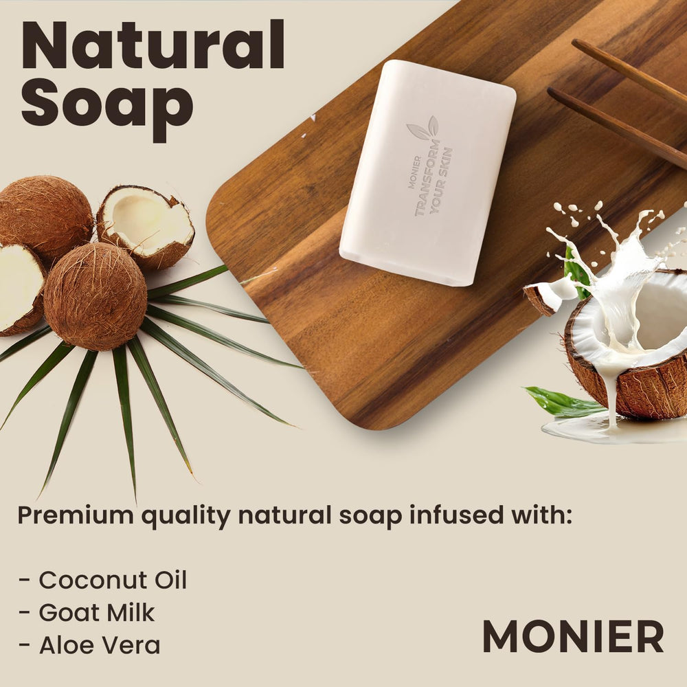 MONIER soap forming creamy lather on hand for gentle hydration