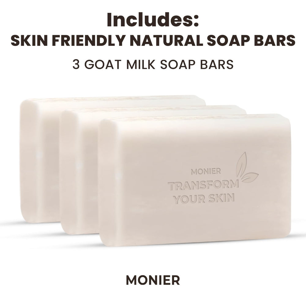 MONIER soap used on baby skin illustrating soft, mild cleansing benefit