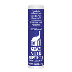 Montana Emu Ranch front stick view showing compact travel-friendly size and easy application