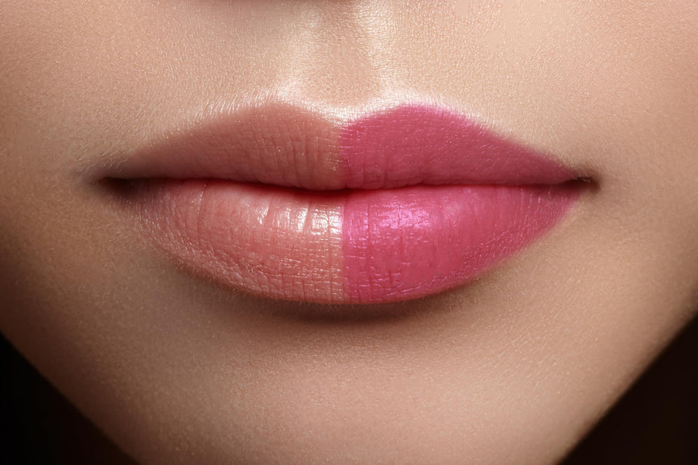 Mood Lips row of different base shades showing variety and style options