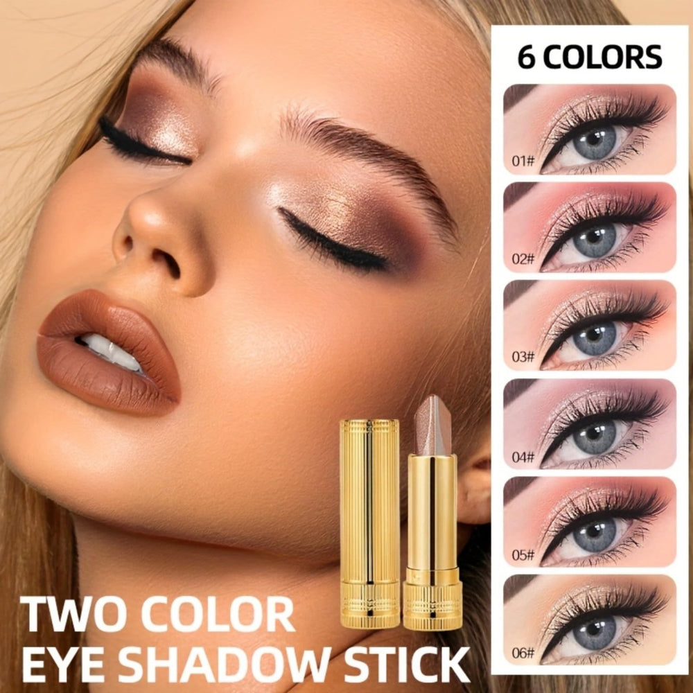 MooGlamor close-up of dual-tip showing matte and glitter ends for precise application