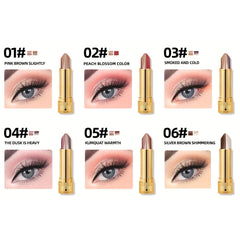 MooGlamor matte-side application on eyelid providing smooth, blendable base finish