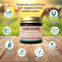 moomade applying balm to hand demonstrates quick absorption and soothing moisture