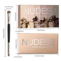 MOOMARTO open palette with mirror and brush for quick touch-ups