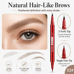 MOOMARTO precise brush-tip detail helps outline arch and blend seamlessly