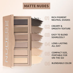 MOOMARTO arm swatches of six cool neutral shades for true color preview
