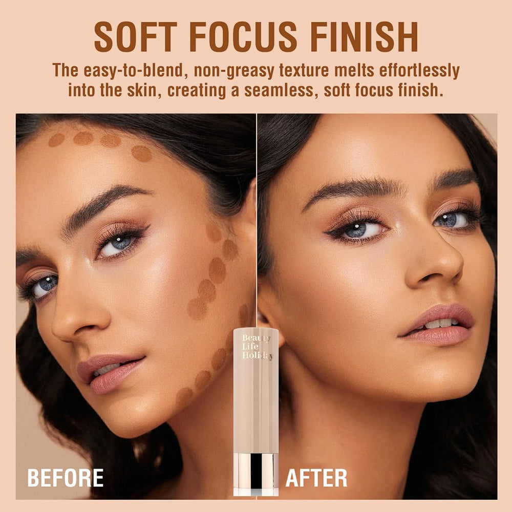MOONGAZE arm swatches on fair skin displaying cool gray-brown shade payoff