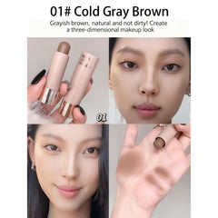 MOONGAZE contour stick inside travel pouch highlighting portability and secure packaging