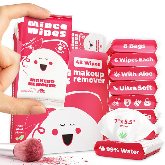 MOONIES front packaging showing compact travel wipes and aloe benefit
