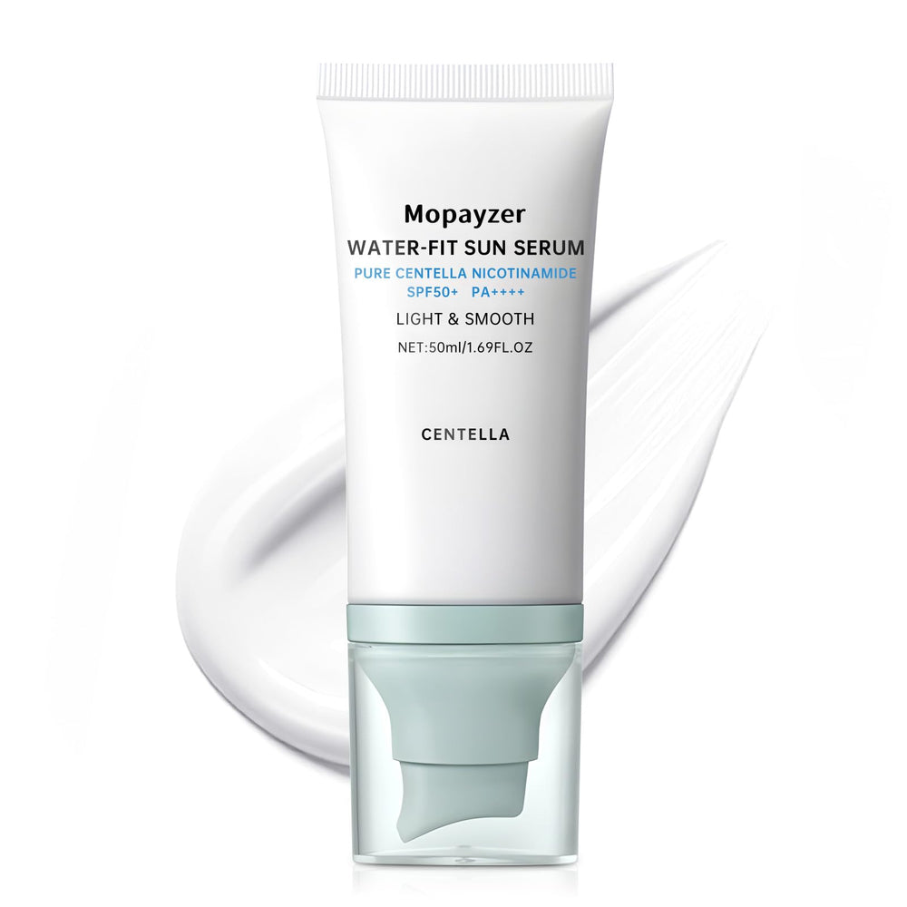 mopayzer front packaging showing SPF 50 for clear protection