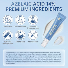 mopayzer applying serum to cheek demonstrating targeted calming benefit