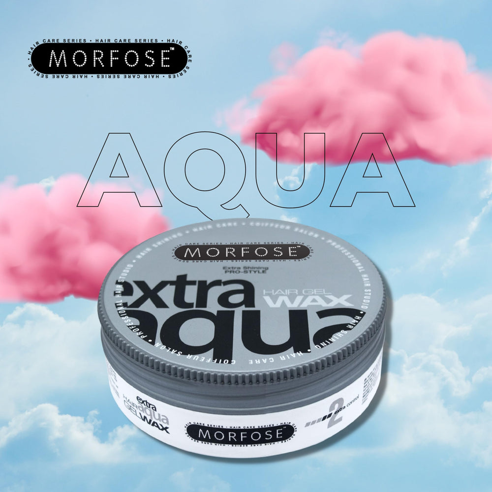 Morfose texture closeup showing smooth gel-wax consistency for easy styling