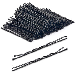 MORGLES front packaging showing 120 jumbo black bobby pins and box for neat storage