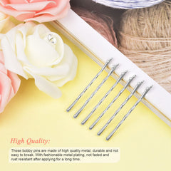 MORGLES bobby pin holding a gray hair updo for secure, discreet styling