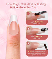 morily hand applying press-on nails demonstrating easy at-home use