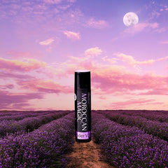 Moroccan Magic travel pouch with balm highlighting on-the-go protection