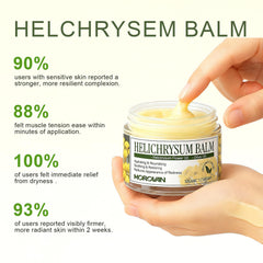 Morovan applied on forearm demonstrating soothing and circulation support