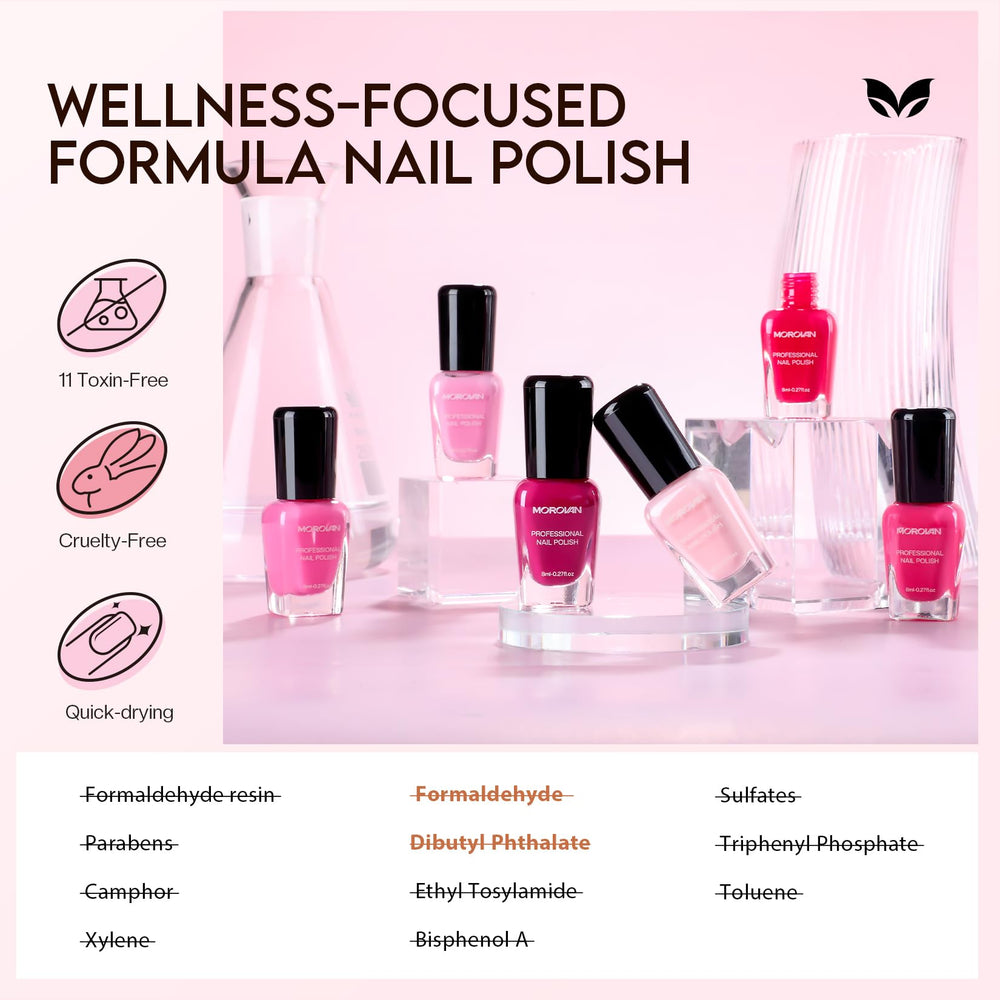 Morovan hand model manicure showing salon-look nails for confidence