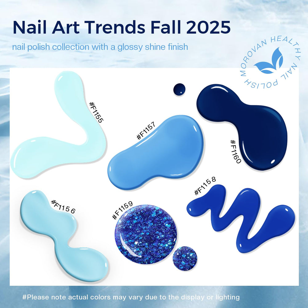 Morovan icy cobalt texture detail showing smooth glossy coverage