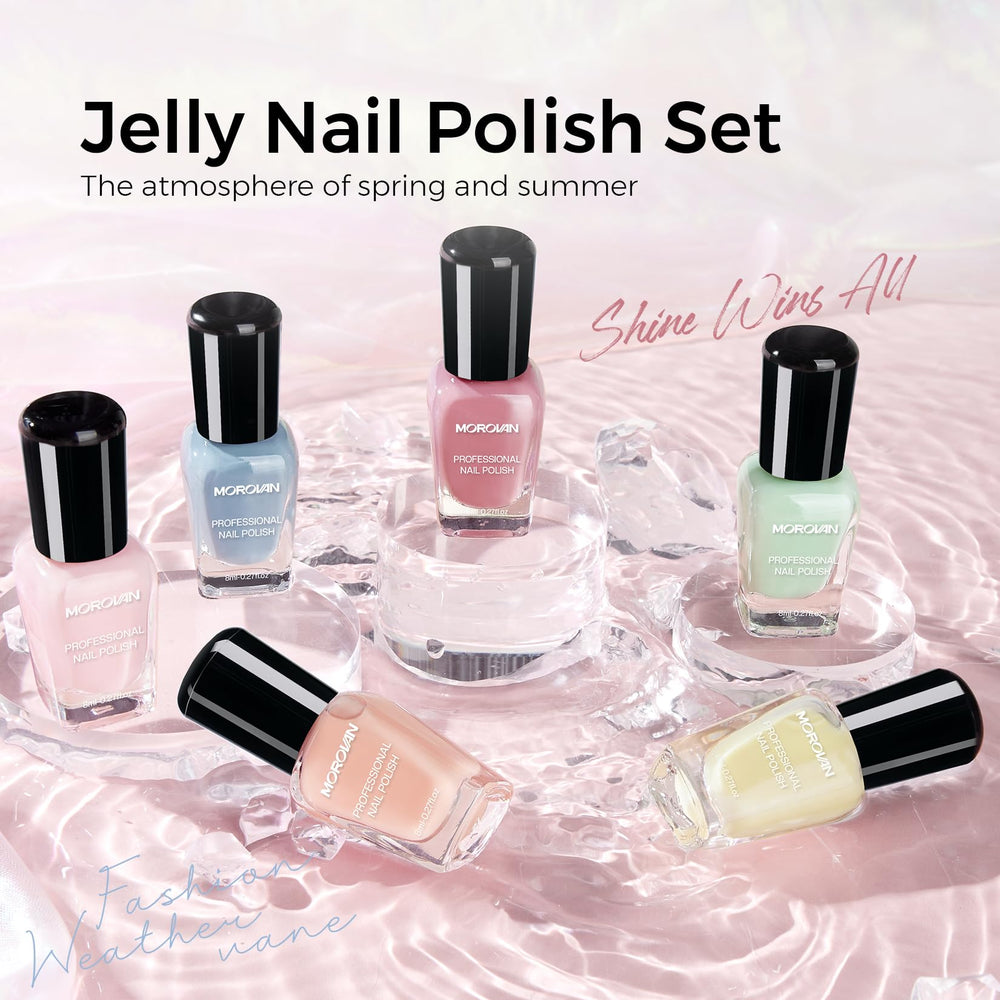 Morovan open bottles with visible brush stems for easy, precise application benefit control
