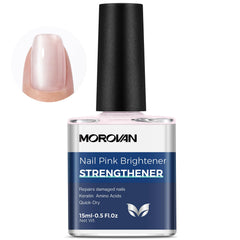 Morovan front packaging showing bottle and shimmer benefits