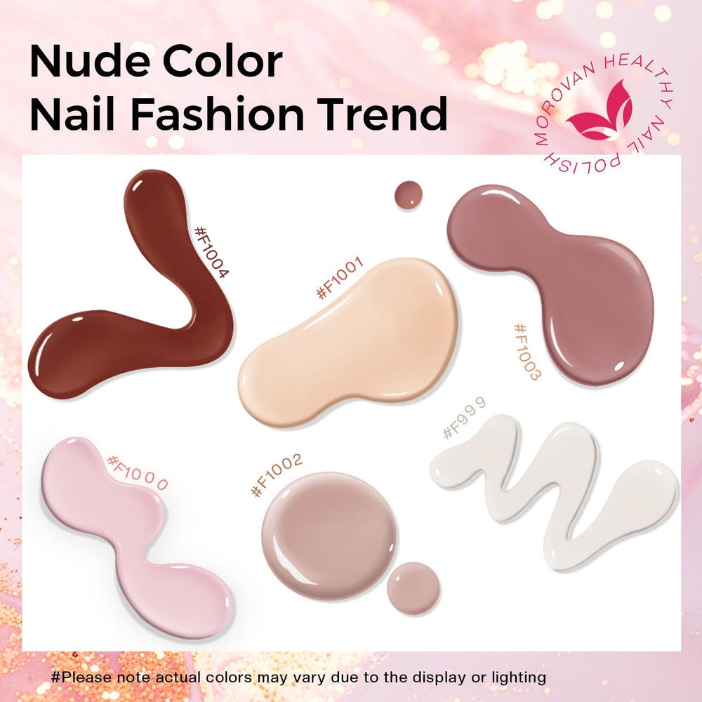 Morovan creamy polish swatches showing opaque texture and high coverage
